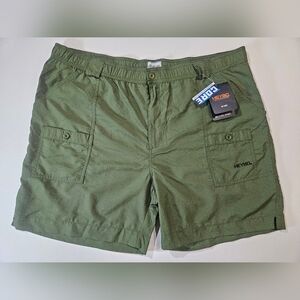 NEW Heybo Cargo Bay Shorts Mens 3XL Green UPF 30